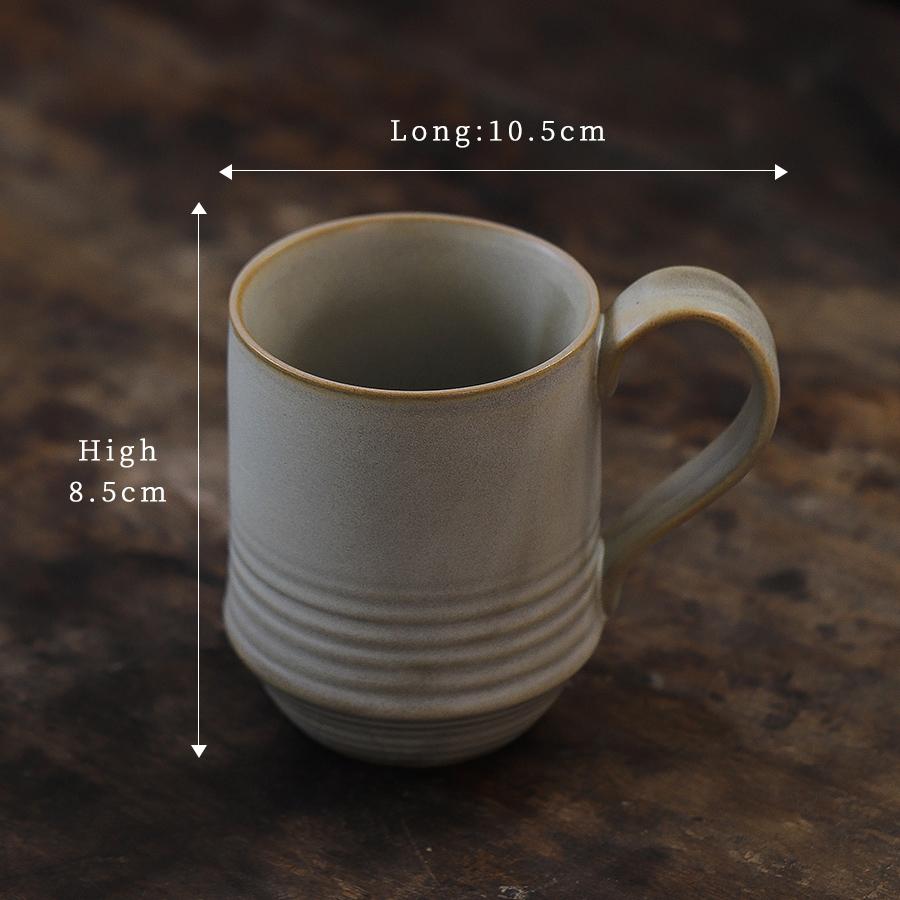 Creative Vintage Ceramic Cup, Personality 200-280ml , For Afternoon Tea, Milk Tea, Mug, Minimalist Style, Coffee Cup,  Water Cup