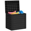Garden Storage Box Anthracite Grey 58.5 X 46 X 55 Cm Polypropylene