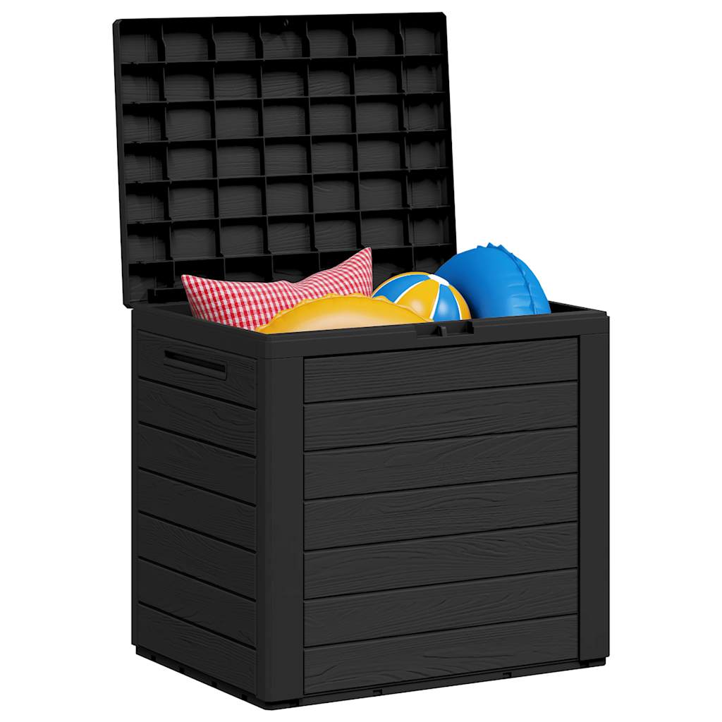 Garden Storage Box Anthracite Grey 58.5 X 46 X 55 Cm Polypropylene