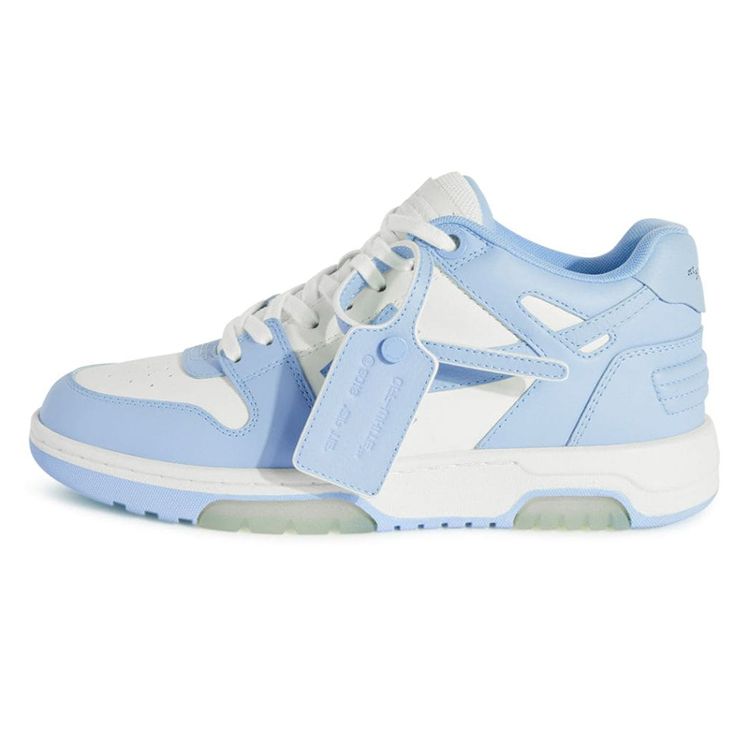 

Off-White Женские кроссовки Out of Office голубого цвета OWIA259C99LEA006-0140 35