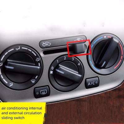 For NISSAN  TIIDA LIVINA GENISS SYLPHY SUNNY  Manual Air Conditioning Internal and External Circulation Button Sliding Switch