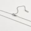40+5cm Different Hollow Rectangle Snake Chain Stainless Steel Necklaces For Women Men Jewelry On The Neck Decor Choker DIY Charm