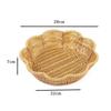 MinNa Imitation Rattan Gewebter Obstkorb & Abtropfgestell (2er-Pack)