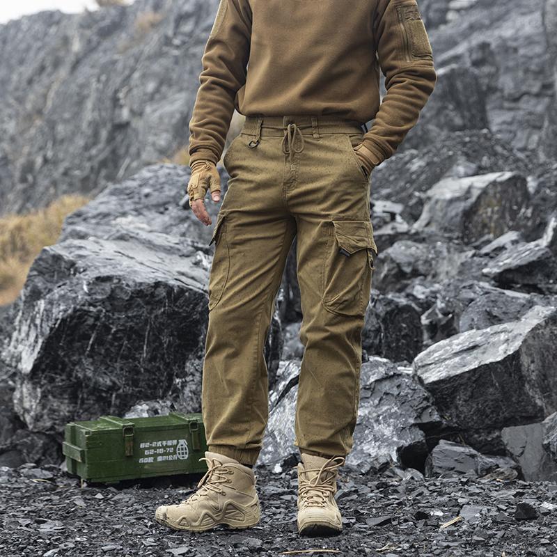 Casual Pants With Multiple Pockets, Loose And Detachable Work Pants, Men's Thin Mountain Style Tactical Sports Pants