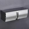 Stainless Steel Bathroom Tissue Box with Roll Holder