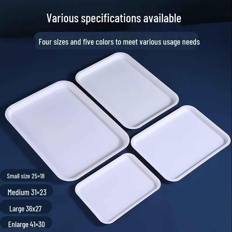 Abay Rechteckige Kunststoffschale im nordischen Stil