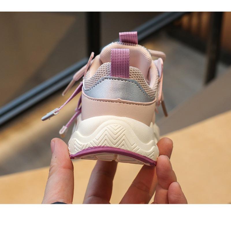 Frühlings-Mesh-Freizeit-Laufschuhe für Mädchen