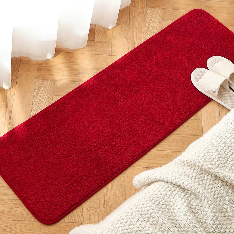 Imitatiekasjmier verdikt vochtabsorberende badkamervloermat wasmachineruimte antislipmat slaapkamertapijt entree mat 24X63inch(60X160CM)