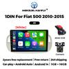 1Din Car Intelligent System Car Radio 2+32G For Fiat 500 2007- 2015 Android 14 Auto Multimedia Player Carplay GPS Navigation DSP
