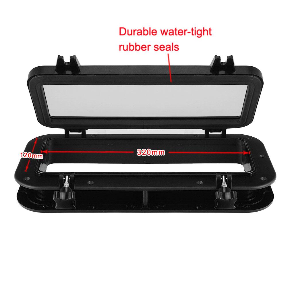 Cheap Marine Boat Yacht RV Porthole ABS Plastic Rectangular Hatches