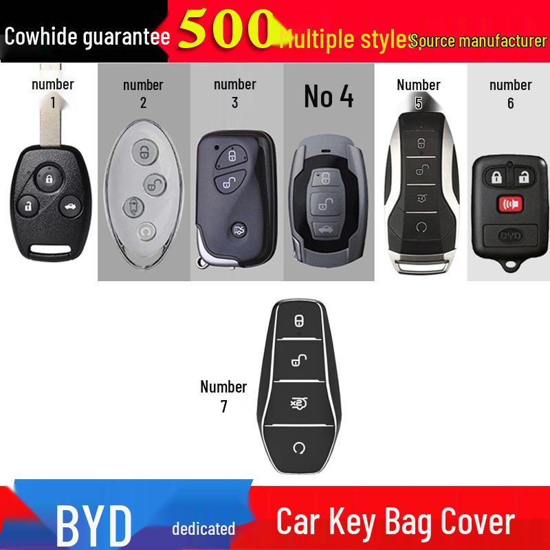 Key Cover for BYD Models: Song, Han, Tang, Qin, Yuan, F3, F6, S6, S7, G3, L3, F0