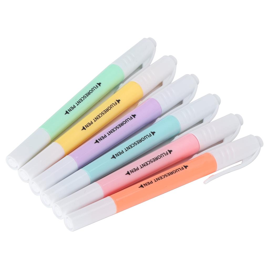 Double Headed Highlighter Children Painting Drawing Highlighter Marker Pen Set