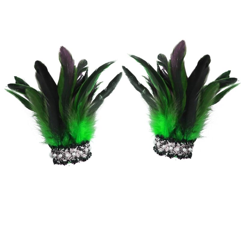 

Feather Wrist Cuffs Feather Bracelets Feather Bracelets Wrist Sleeves Arm Warmer Feather Material for Party Cosplay