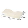 GSP Pillow Light Beige Width 64 x Depth 30 x Height 10cm Guspy Body Height Adjustment Made of Urethane