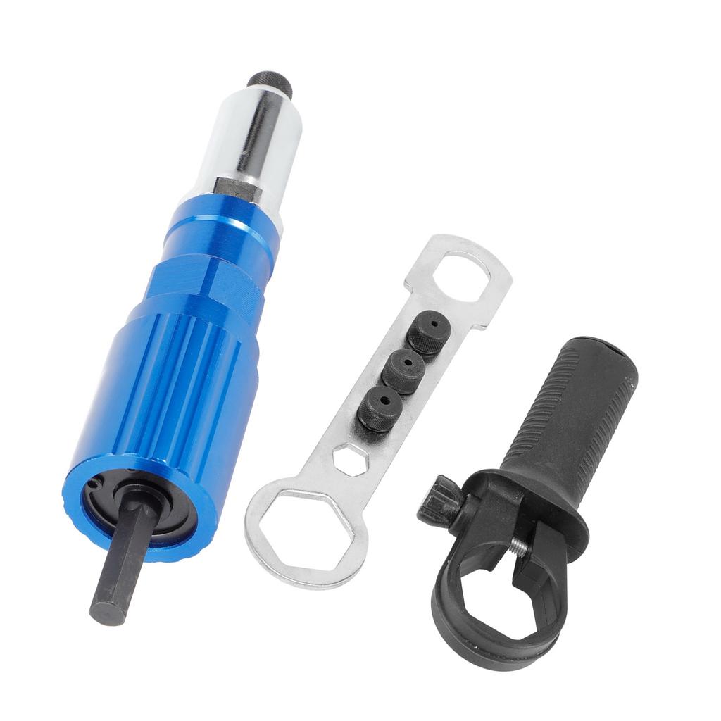 Rivet Drill Attachment Electric Riveter Conversion Connector Adaptor Electric Carpenter Tool