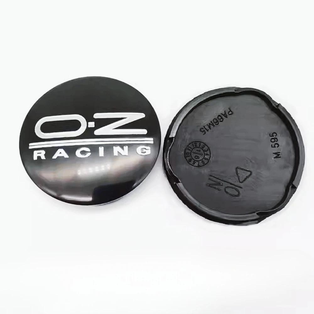 4pcs 62mm M595 Car Wheel Caps With O.Z OZ Racing Sport Emblem Logo Rim Hubcaps Cover Badge Styling Accessories For VW Golf Polo