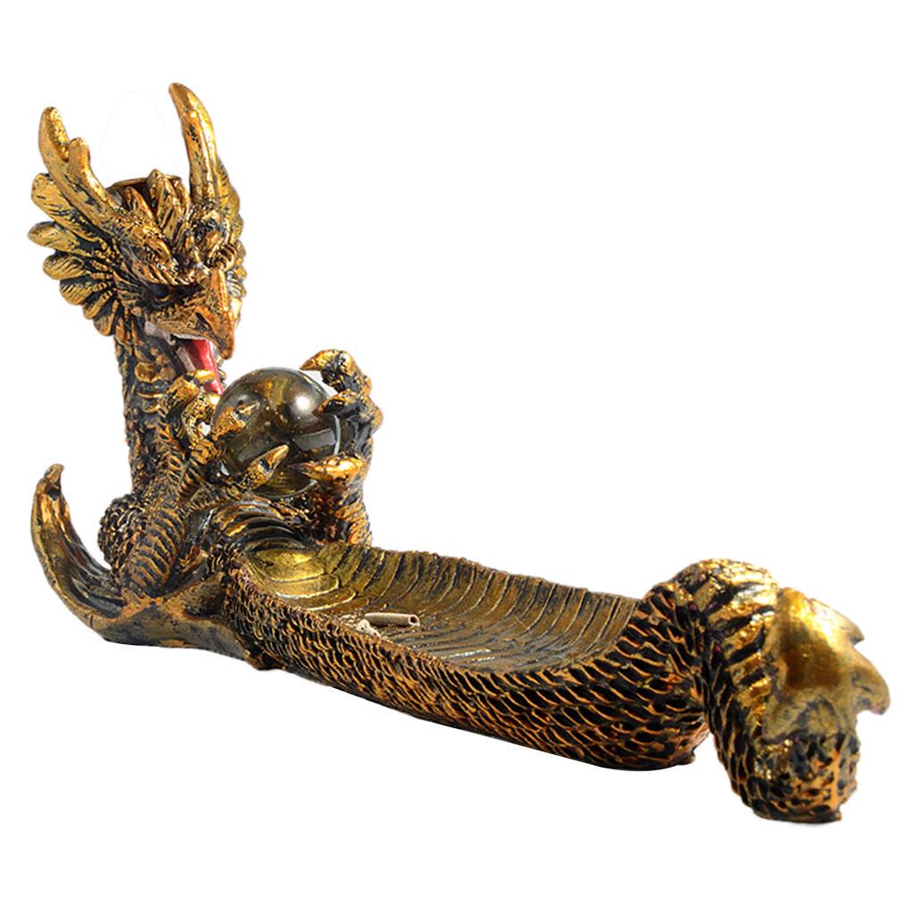 Dragon Boat uchwyt na kadzidełka palnik ręcznie rzeźbione rzeźba kadzielnica ozdoby Retro kadzidełka tradycyjny design