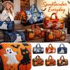 Sac de voyage imprimé Halloween pour femme, Yoga avec poches, Sac à bandoulière décontracté pour le week-end