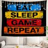 Graffiti Abstract Tags Wall Tapestry Letters Without Meaning Hand Street Wall Hanging Large Tapestry Decoration Polyester Fiber