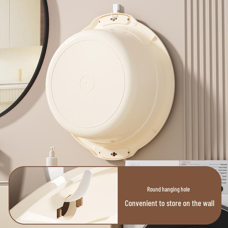 Durable Thickened Plastic Basin for Face, Laundry, Foot or Vegetable Washing