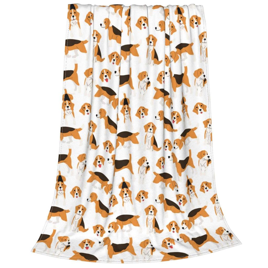 Beagle Blanket Cartoon Dog Flannel Blanket Sofa Blanket Suitable For Children Teen Adult Gift Blanket