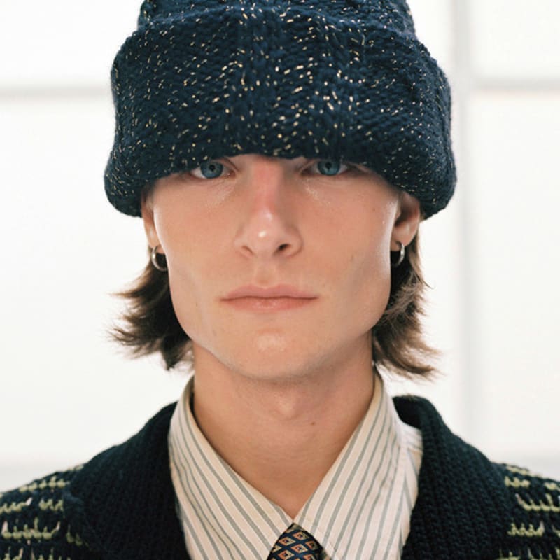 AWESOME NEEDS SUGARLOAF HAT_KNIT BLACK