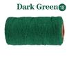 2mm 100M Macrame Cord Corda di cotone Spago Filo Stringa Artigianato Cucito fai da te Fatti a mano Arazzi Boemia Festa di nozze Decorazioni per la casa