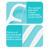 Dental floss stick -1 pack of 300, equipped with 2 dental floss dispensers, cleaning between teeth, and oral care tools