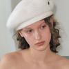 Poesiedame BUMPY BERET IN CREAM