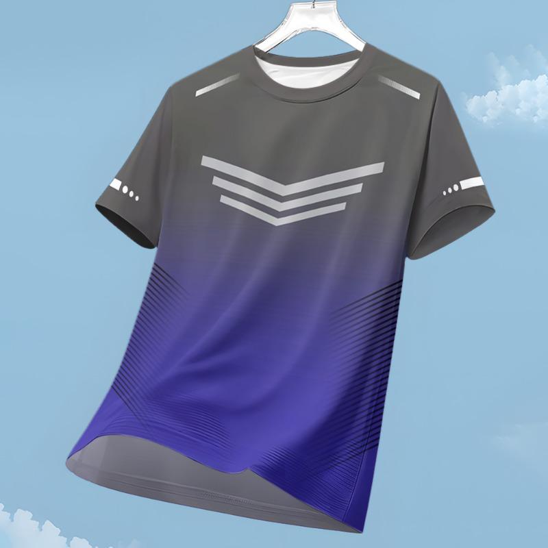 

Мода 3D-градиента для впечатлений от мужской рубашки и книги по фитнесу, киберспорту, манга, короткие топы, повседневная одежда для отдыха, солнцезащитные очки 4XL