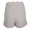 Black and White Striped Short Shorts with Side Buttons Women DEELUXE 74