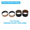 Fork Bushings External Guide Rails Shock Absorb Up Down Set For Honda CBR600 CBR 600 F4 F4I 1999-2006 2005 2004 2003 2002