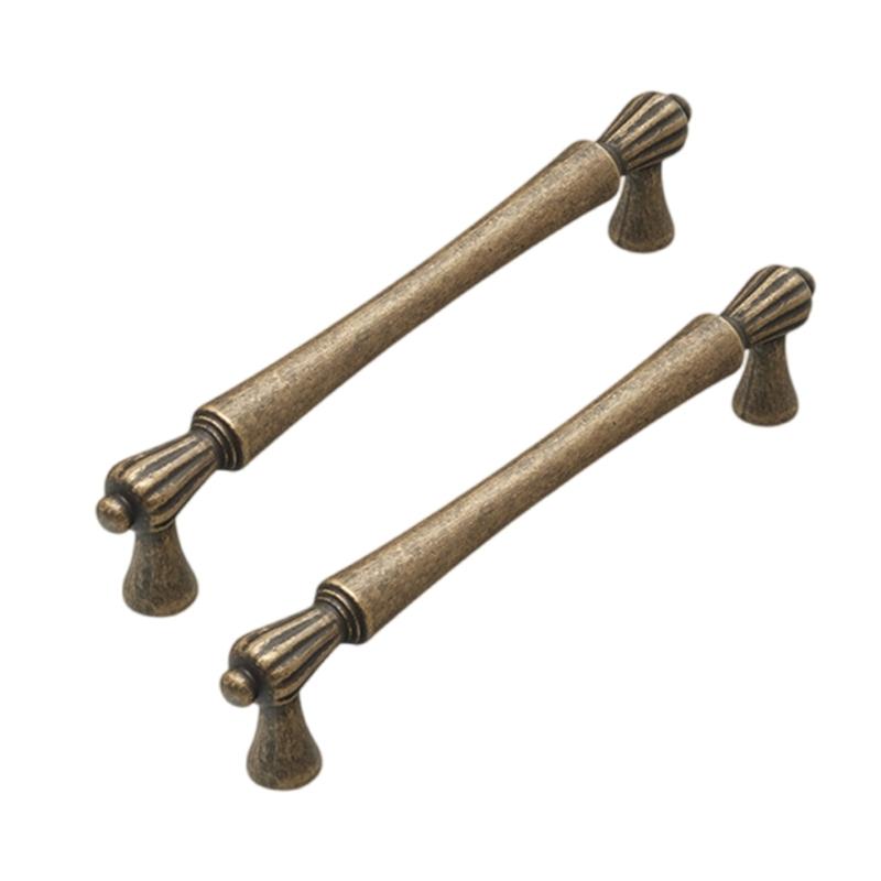 Set of 2 Vintages Styles Bronze Handles Enhancing Elegant In Home Interior and Furniture Restoration Casual Use