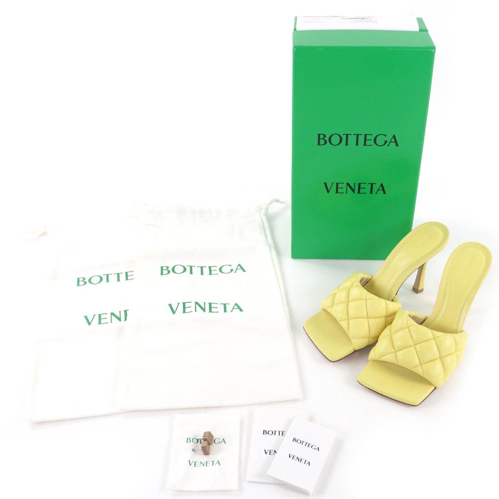 Pristine BOTTEGAVENETA Mule yellow leather Women 36.5 592015 Used