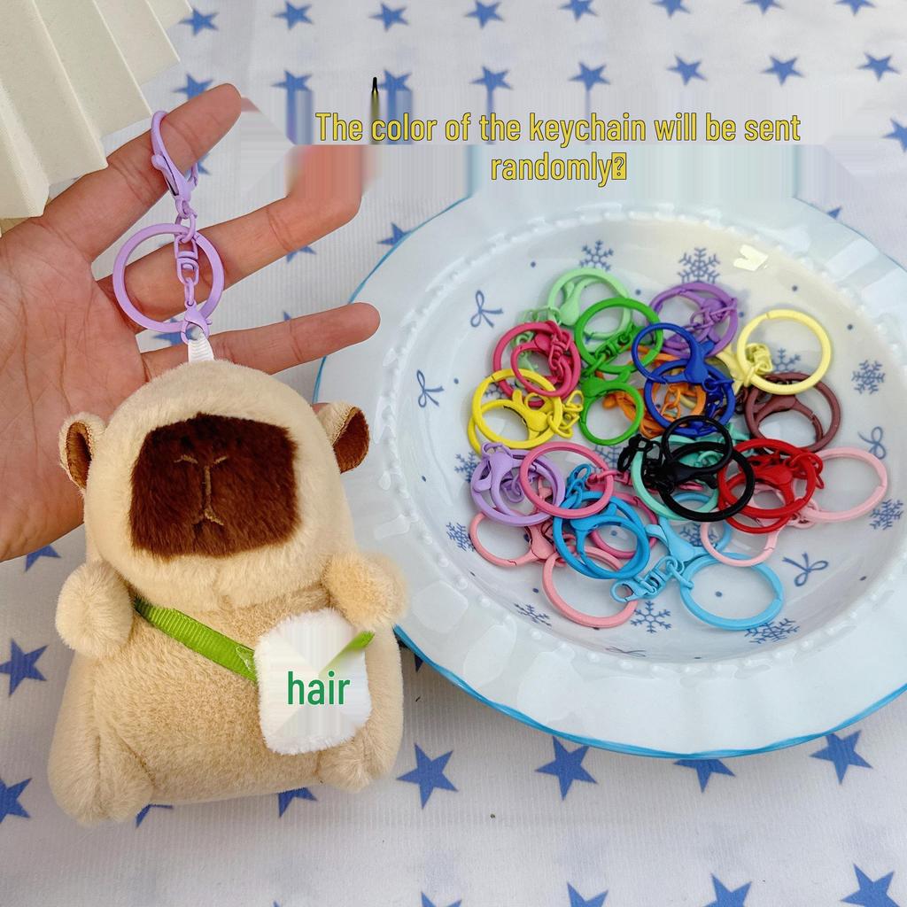 Pingente Capivara Chaveiro de Pelúcia - Presente de Aniversário Boneca de Pano