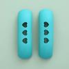 10Pcs Pot Earmuff Insulated Pan Handle Cover Thermal Insulation Protection Anti-Scalding Pot Handle Sleeve Non-Slip Grip Heart-Shaped Hollow Kitchen