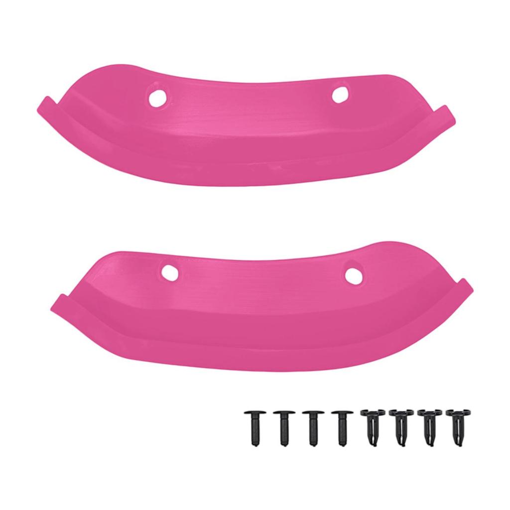 Front Bumper Lip Spoiler Splitter PP Plastic Universal Front Lip Protector Car Exterior Trim for Vehicle Decoration