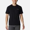 Columbia Moisture-Wicking Breathable Printed Short Sleeve UPF 50 Sun Protection T-Shirt Unisex Tops Black AE0805-010