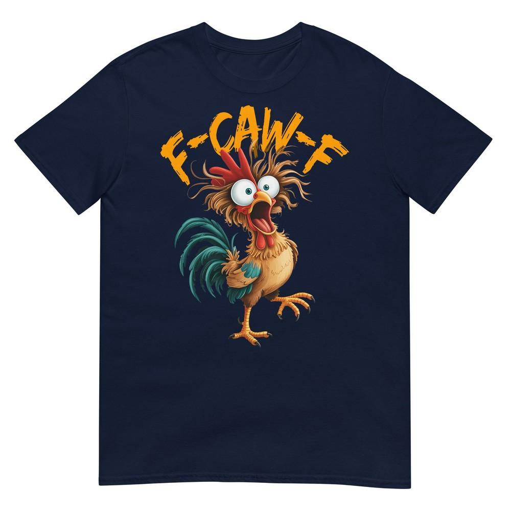 F Caw F Cocoș Pasăre Amuzantă Whisperer de Pui Fawk Unisex Tricou Unisex