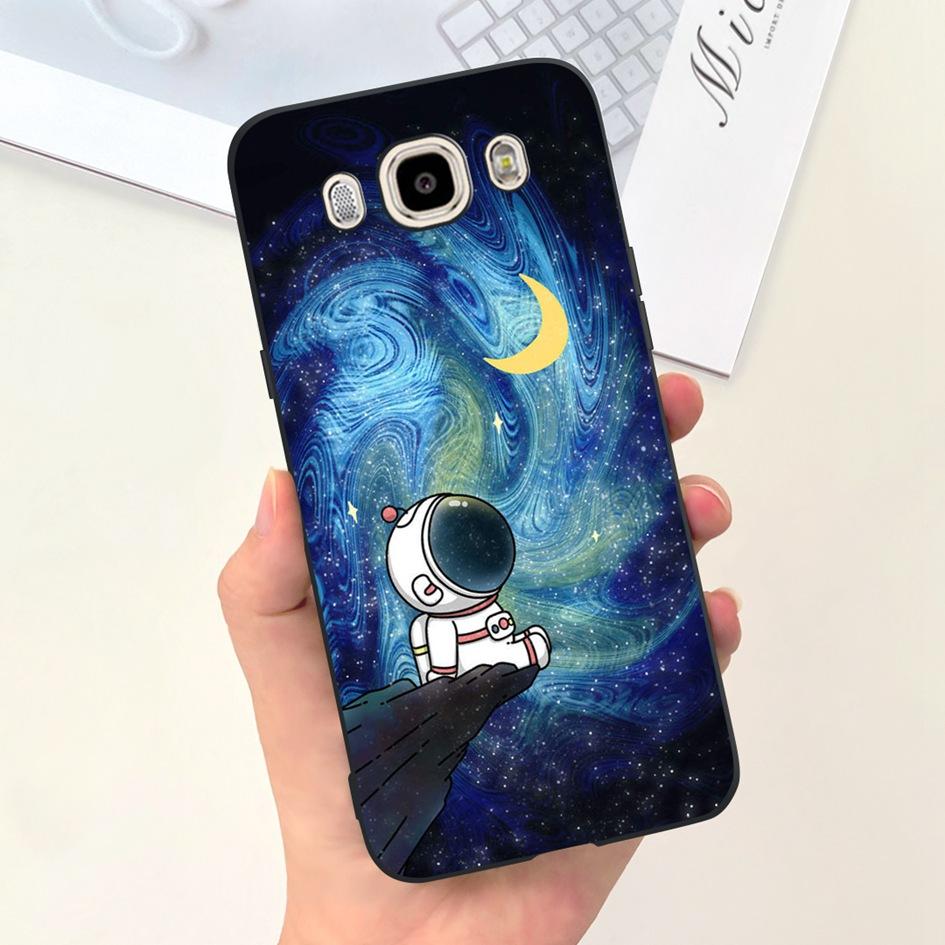 For Samsung Galaxy J7 J5 J3 2016 Case SM-J320F J510F J710F Phone Cover Cute Astronaut Silicone Bumper For Samsung J2 2016 Fundas