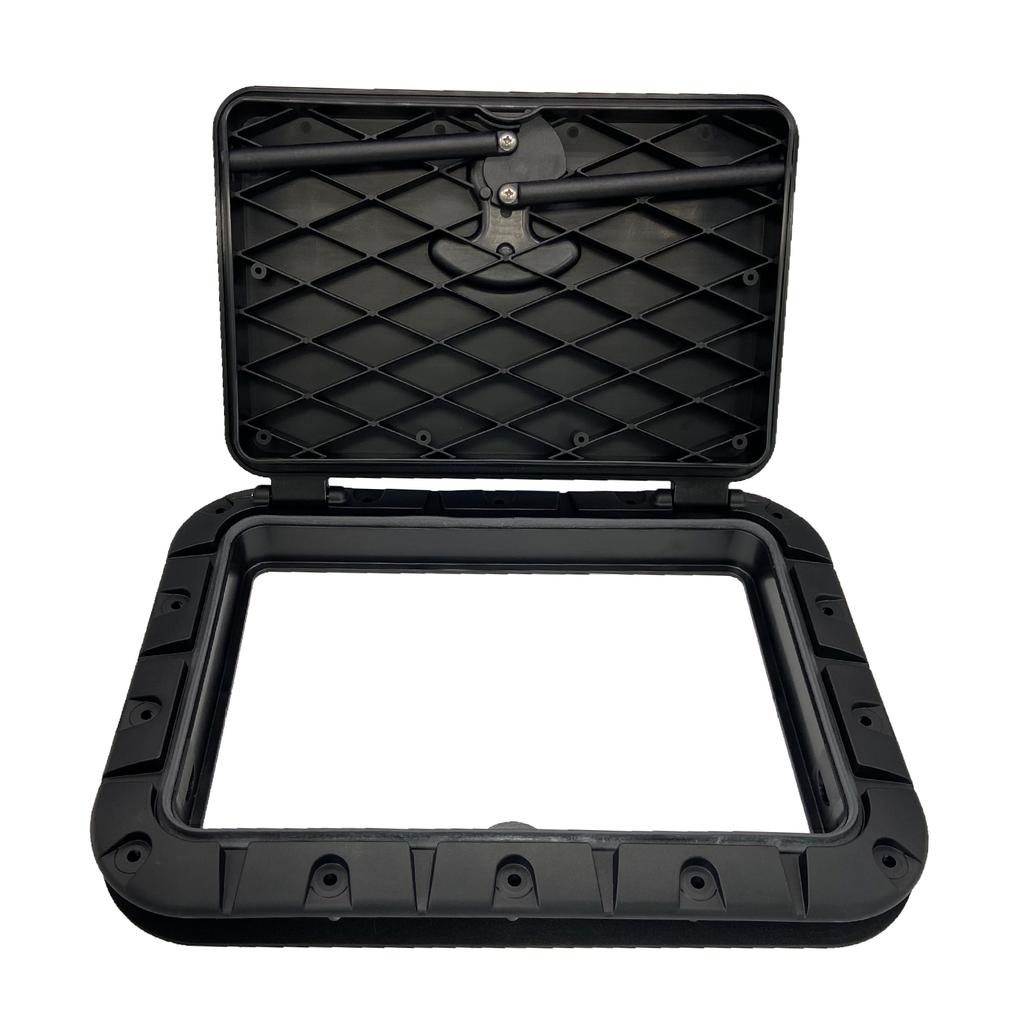 Square Marine Hatches Pull Out Handle IP67 Waterproof Design ABS Deck Cover Suitable For Boats Canoes Kayaks Watercrafts