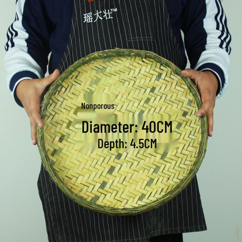 Bamboo Weaving Winnowing Basket and Sieve - Large Size for Household and Farm Use