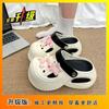 Wear seaside casual bag head cool slippers women's non-slip beach heightening thick-soled hole shoes 2025 summer and autumn new models