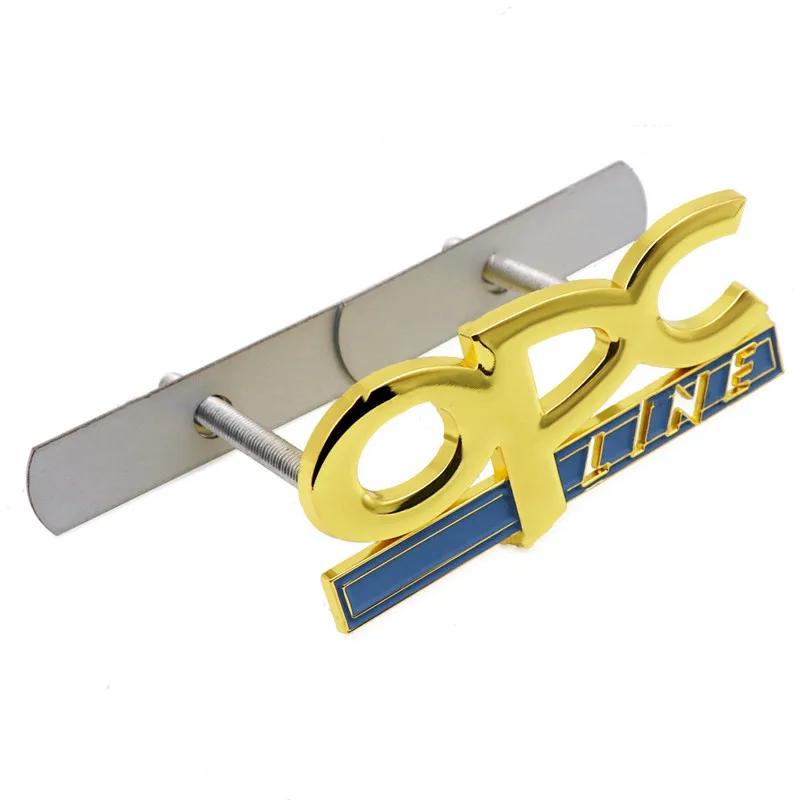 3D metalowa linia OPC tylny bagażnik samochodu znaczek na bagażnik naklejana etykieta naklejka akcesoria dla Opel Insignia Corsa E Astra HJD Zafira Vectra