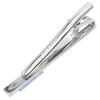 Mila Schon Slit Plate Blue Glass Tie Bar MST8395 Clip/Tie
