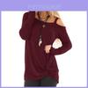 Elegant Women Off One Shoulder Long Sleeve T Shirt Stylish Casual Blouse Tunic Top