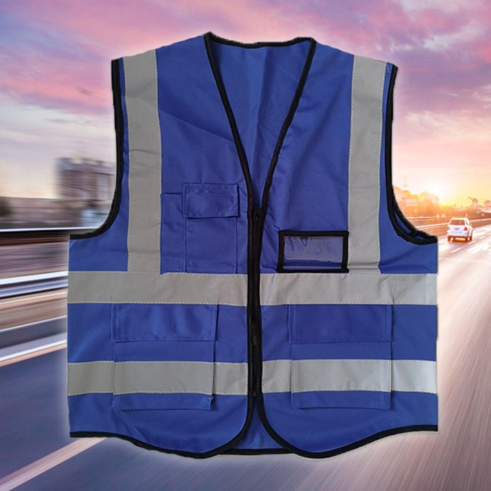 Breathable Traffic Waistcoat Wear Resistant Cycling Safe Jacket Reflective Safety Vest  Workwear