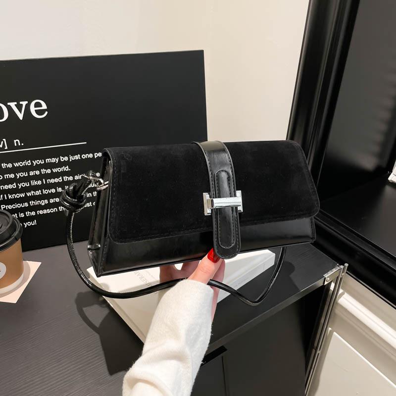 Fashion Minimalist Pu Shoulder Bag For Women Street Style Small Crossbody Purse