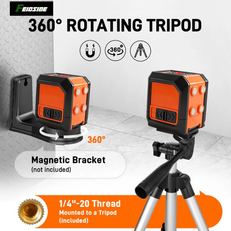 New Mini Two-Line High-Brightness Green Laser Level with Self-Leveling and Infrared Projection