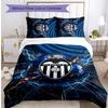 Valencia FC Printed 3PCS Bedding Set Breathable Duvet Cover with Pillowcases Decorative Bed Linen for Bedroom Home